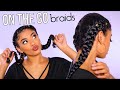 On The Go Two Braid Tutorial! No Extensions | jasmeannnn