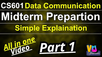 CS601 Midterm Preparation | Simple Explanation | Part 1#vushameer