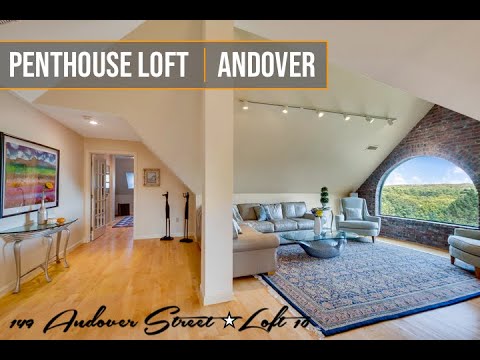 Penthouse LOFT for Sale in Historic Schoolhouse | Andover MA