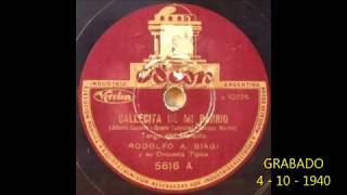 Video thumbnail of "RODOLFO BIAGI - JORGE ORTIZ - CALLECITA DE MI BARRIO / POR UN BESO DE AMOR  - TANGOS - 1940"