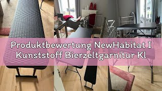 Produktbewertung Newhabitat I Kunststoff Bierzeltgarnitur Klappbar I 3Er Set, Tisch 2 X Bank Mit T