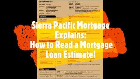 Mortgage Loan Estimate Explainer Video