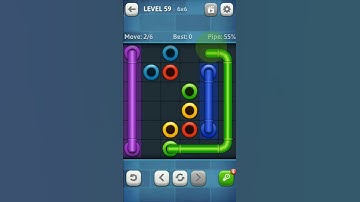 Pipe Art Game Play 6×6 level 59 walkthrough Android and ios
