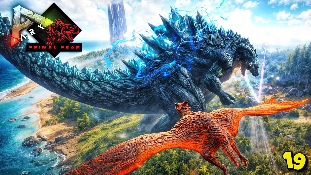 Rodan vs Earth Godzilla & Void Ghidorah | Deadliest Boss Fight 🔥 ARK ...