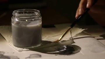 Most boring video ever. Painting gradient color scale process