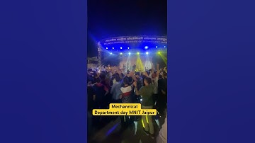 Mechanical Department day MNIT Jaipur #jee #jeecoaching #amechanicalengineer #iitjee #jeemotivation