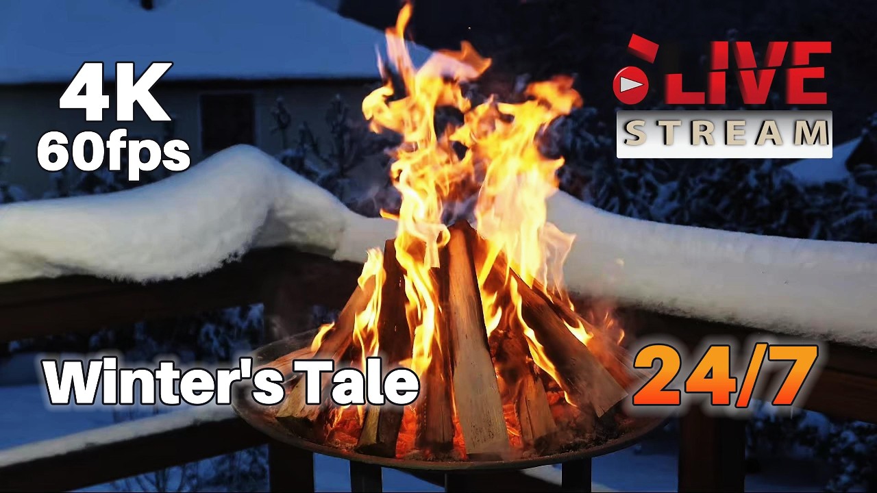 02 Winter's Tale - Roaring Perfect BackGround for Party & Chill … 4K60fps ULTRA HD