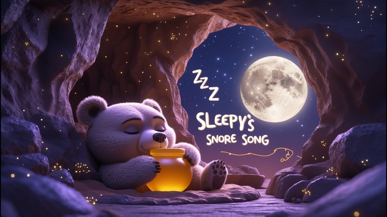 Sleepy Bear’s Snore Song | Cozy Bedtime Lullaby for Kids - YouTube