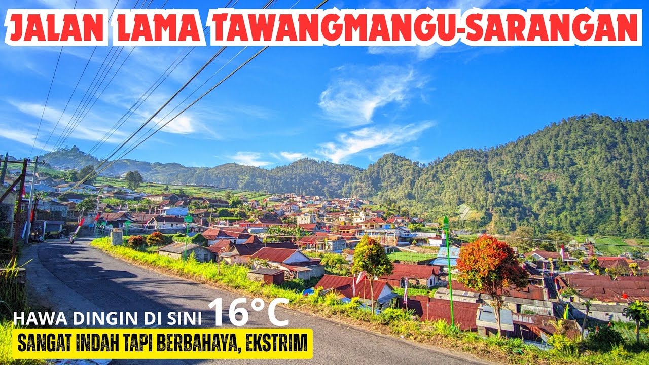 Jalan Paling Ekstrim di Karanganyar❓Jalan Tembus, Jalan Lawas Tawangmangu - Sarangan