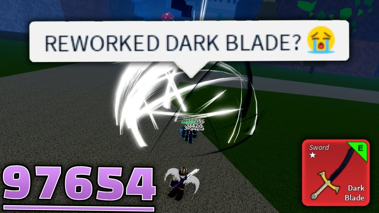 dark blade rework combo #roblox #bloxfruit #bloxfruits #trend #viral #, dark  blade rework