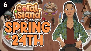 Mining Progress, Grocery Store Fight, & Decorating Begins | CORAL ISLAND | Ep 6