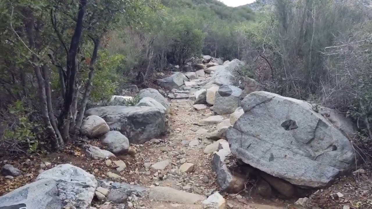 Colby canyon to strawberry peak, CA