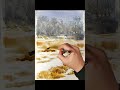 #shorts Landscape Watercolor - ​Winter Scenery ​( ​color name view) NAMIL ART
