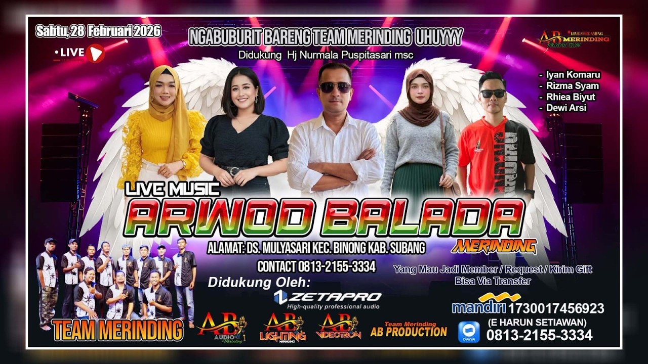 live NGABUBURIT BARENG TEAM MERINDING | ARWOD BALADA 28 FEBRUARI 2026