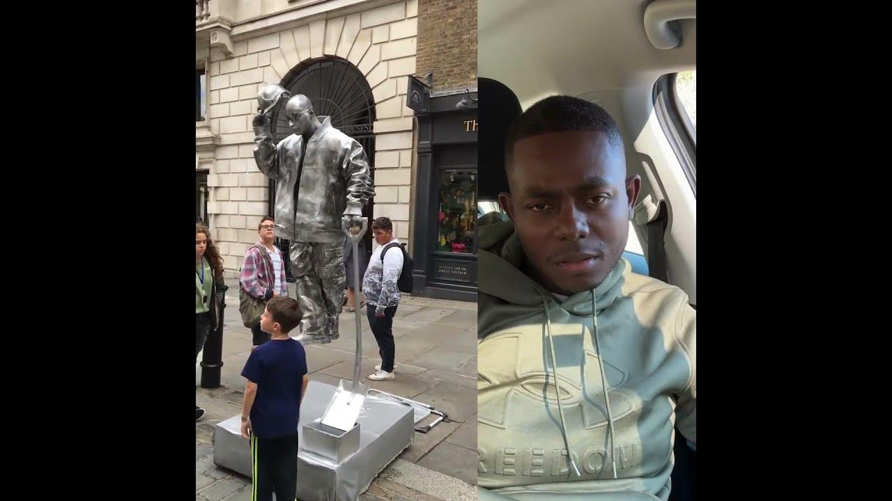 Scary Moving Statue Funny YouTube