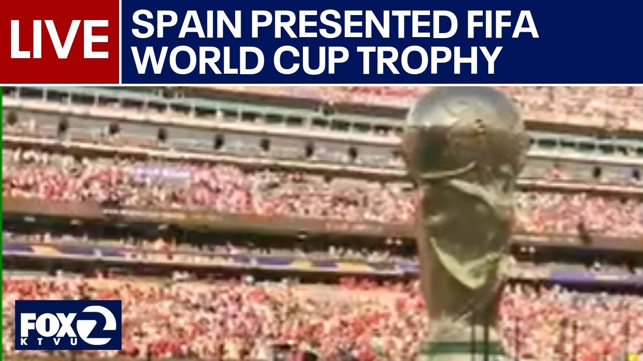 WATCH LIVE: Trump presents FIFA trophy to Spain | KTVU