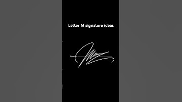 Signature ideas for your name (M) #calligraphy #signature #signatureideas #calligraphymasters