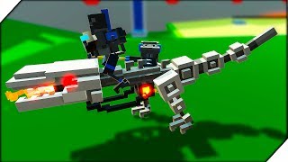 РОБОТ ВЕРХОМ НА ДИНОЗАВРЕ - Clone Drone in the Danger Zone Битва роботов. Игра как мульт про роботов РОБОТ ВЕРХОМ НА ДИНОЗАВРЕ - Clone Drone in the Danger Zone Битва роботов. Игра как мульт про роботов