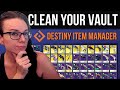 VAULT/INVENTORY MANAGEMENT (Destiny Item Manager Guide)