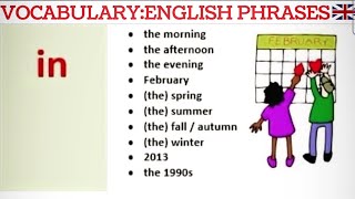 LEARN ENGLISH VOCABULARY,English Phrases