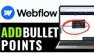 How to Add Bullet Points in Webflow 2025 (Beginner Guide)