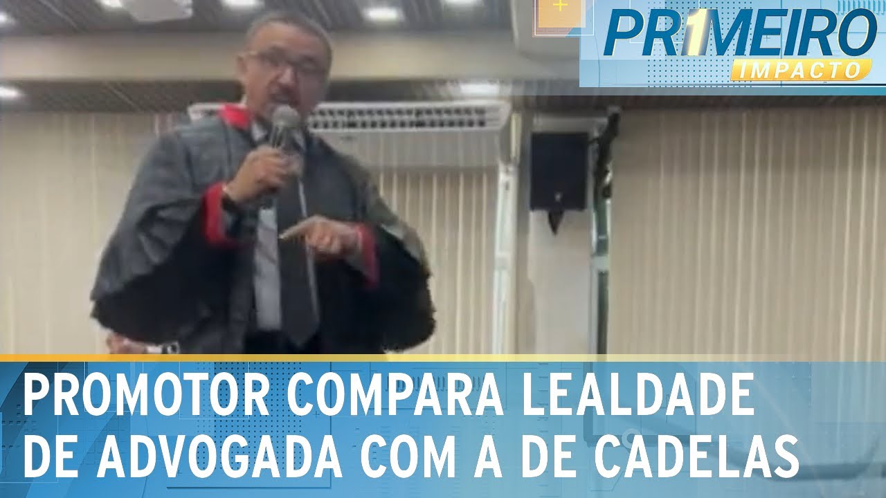 Promotor compara cadela com advogada ao falar de “lealdade” | Primeiro Impacto (14/09/23)