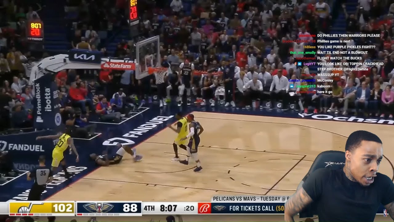 FlightReacts To JAZZ at PELICANS | NBA FULL GAME HIGHLIGHTS | October 23, 2022!