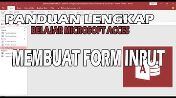 Belajar Membuat Form pada Microsoft Access