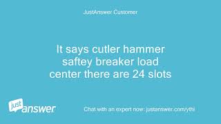 i have a cutler hammer ch7cc breaker box those r the only