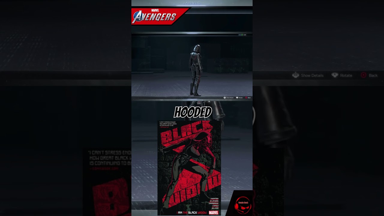 Black Widow Comic Skins VS Comics in Marvel’s Avengers 