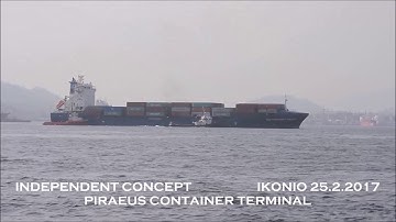 INDEPENDENT CONCEPT arrival at Piraeus Container Terminal