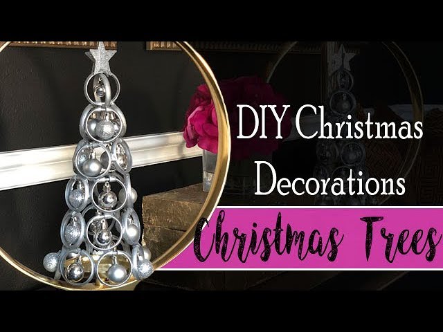 Dollar Tree DIY Glam Crystal Christmas Trees 