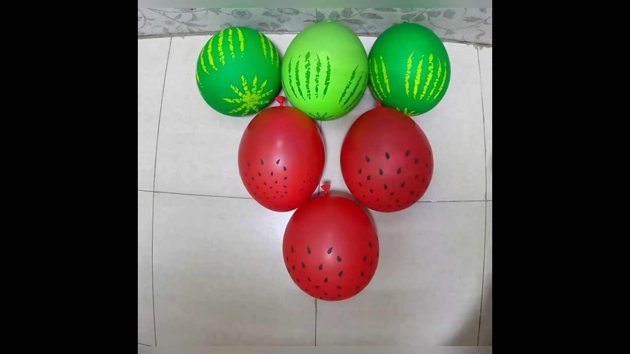 Colour Pop Magic Watermelon Slice 🍉 Green & Red Color Burst | Pop & Reverse Satisfying Video