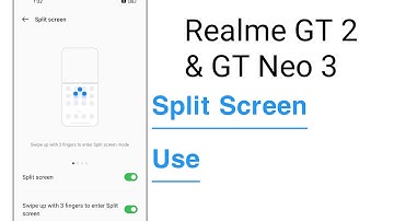 Realme GT 2 & GT Neo 3 How To Use Split Screen