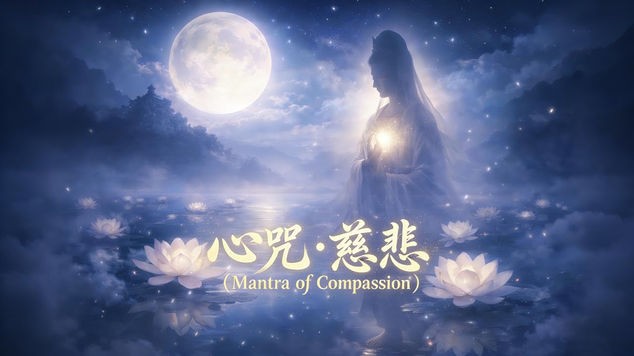 心咒·慈悲 | 觀世音菩薩心咒 唵嘛呢叭咪吽 空灵女聲治愈禪修音樂  釋迦牟尼佛曲Heart Mantra · Compassion