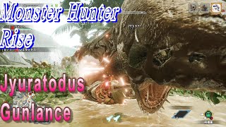 MHR Jyuratodus Gunlance Monster Hunter Rise 泥魚竜 ジュラトドス ガンランス モンスターハンターライズ 集会所クエスト 魔物獵人崛起 集會所 銃槍 泥魚龍