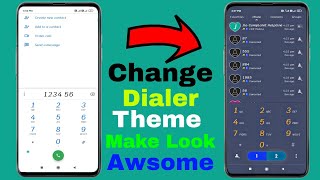 Change Dialer Screen Background || Contact Theme Keise Change kare || How to Change dialer Screen screenshot 1