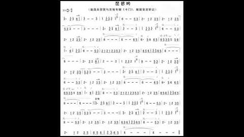 琵琶吟 D调伴奏 Hymn of pi pa - instrumental in D