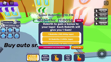 How to super rebirth fast! | Roblox Tapping Simulator