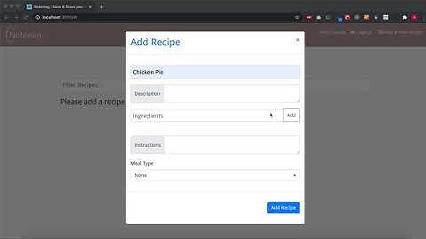Notemeg Recipe Application - MERN stack