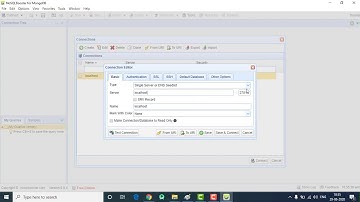 How to connect Nosql Booster to MongoDB