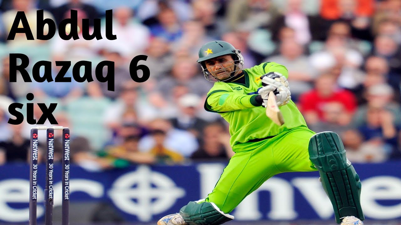 Abdul Razaq vs SouthAfrica 22 balls pa 47 runs win funny commentary # ...