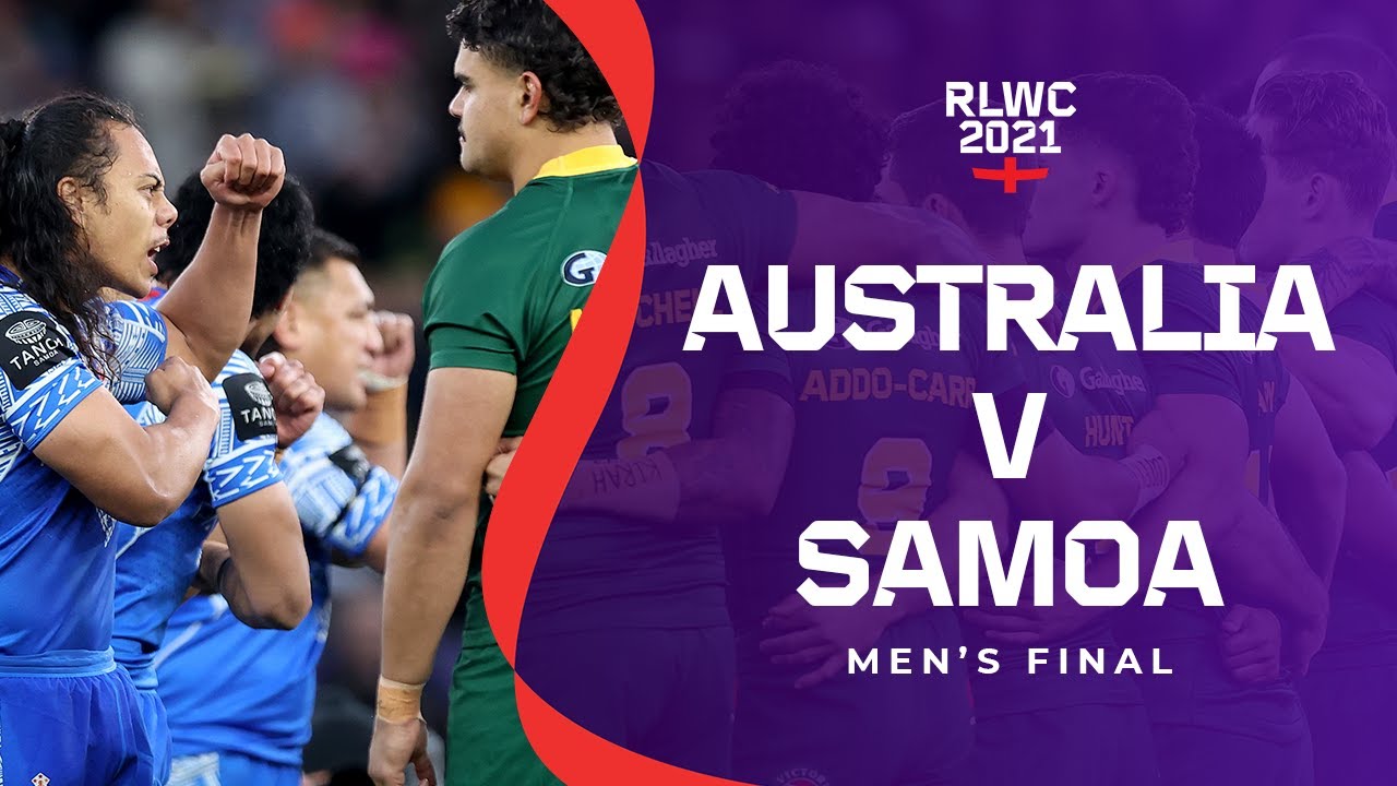 Australia meet Samoa in Rugby League World Cup final Cazoo RLWC2021 Match Highlights