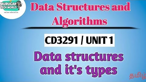 Data structures and it
