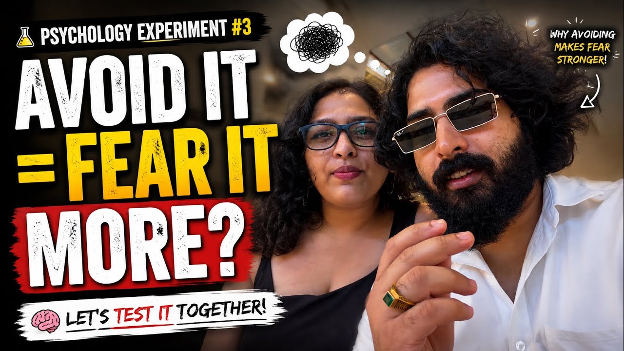 Experiment #3 : how to stop Anxiety and Fear; OCD | Anxiety | Depression  by Ayush sir n Sradha mam