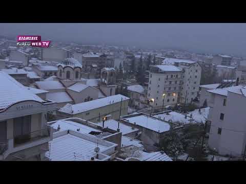 Πρώτο χιόνι στο Κιλκίς-Eidisis.gr webTV