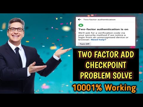 Facebook Two Factor Add CheckPoint Problem Solve || Facebook Two Factor Add Bypass || #Fb_Problem