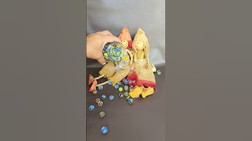 Inverted Magic:The Reverse Filming Challenge. #ReverseChallenge #ReverseFilming #ColorfulMarbles