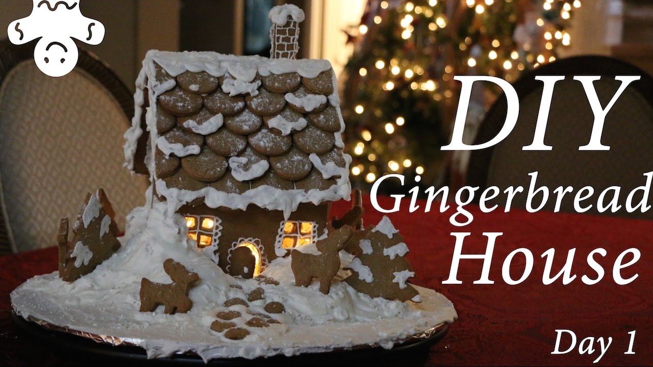 How to make a gingerbread house from scratch. YouTube