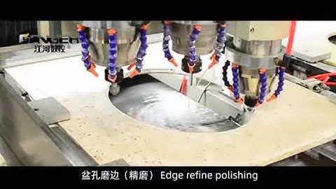 CNC Router for cutting quartz kitchen countertop basin GSY3-83D